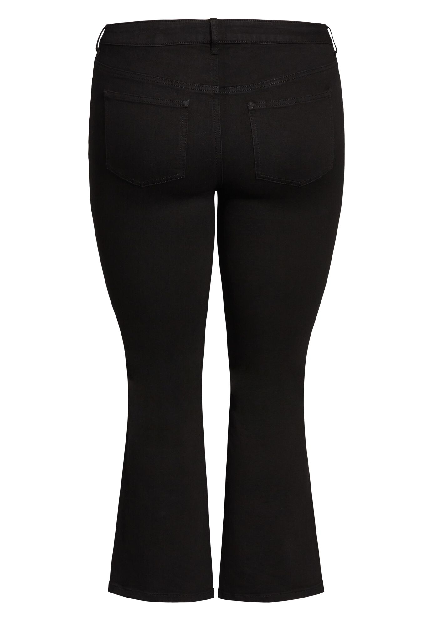 Glam Denim Woven Jean, BLACK, alternate image number 6