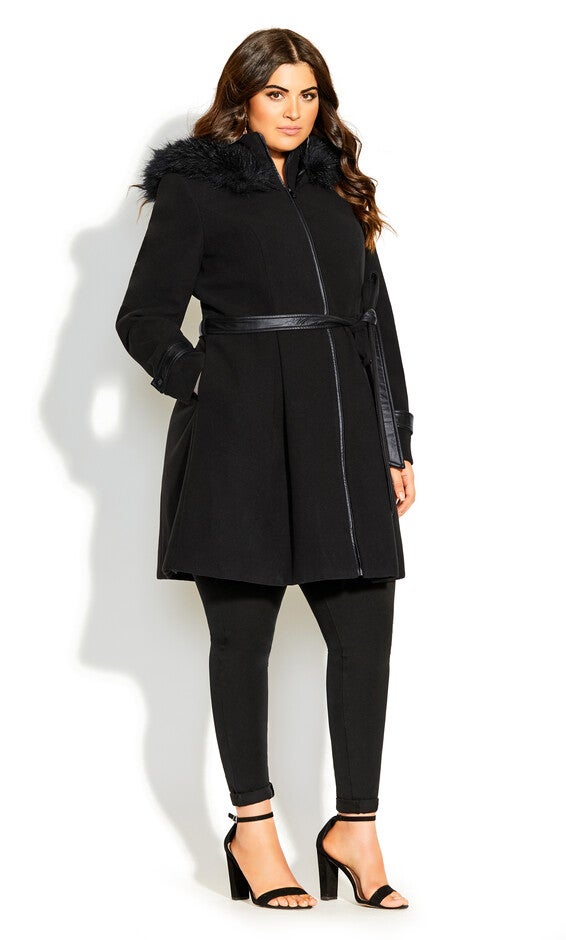 High Living Coat - black, BLACK, hi-res image number 0