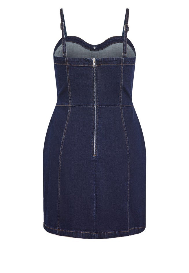 Ashlynn Dress - indigo, BLUE, alternate image number null