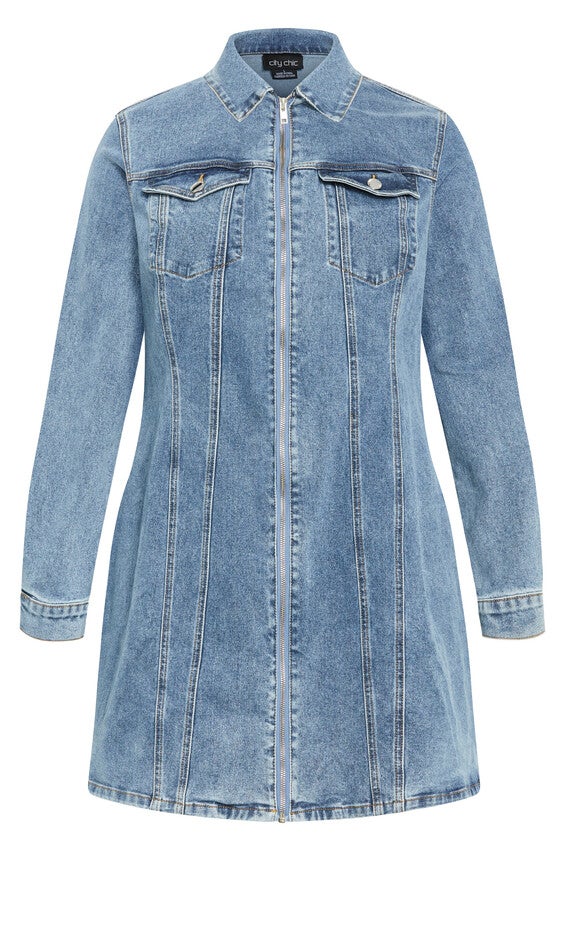 Oaklyn Dress - mid denim, MID, alternate image number null