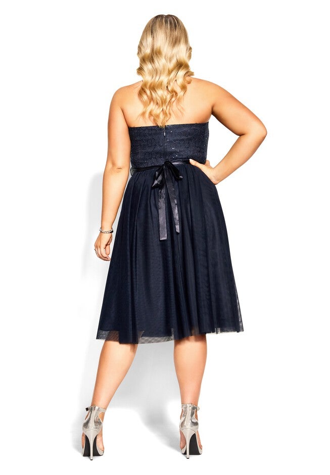 Sequin Elsa Dress - sapphire, BLUE, on-hover image number 1
