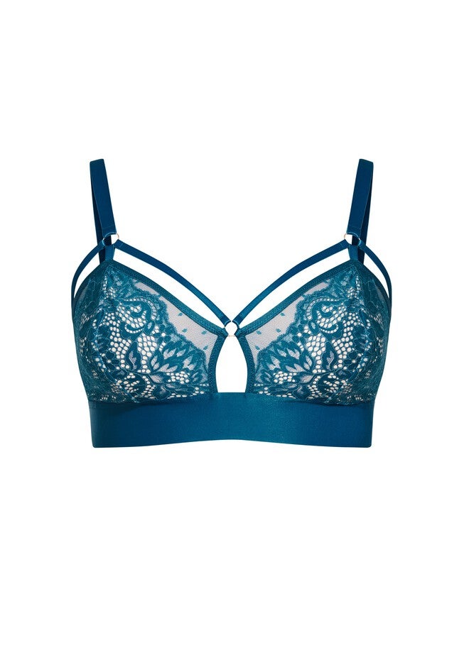 Hollie Bralette - poseidon, BLUE, alternate image number null