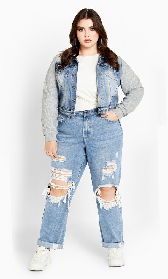 Denim Street Jacket - denim, BLUE, alternate image number 2