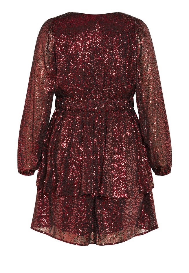 Jocelyn Dress - claret, RED, alternate image number null