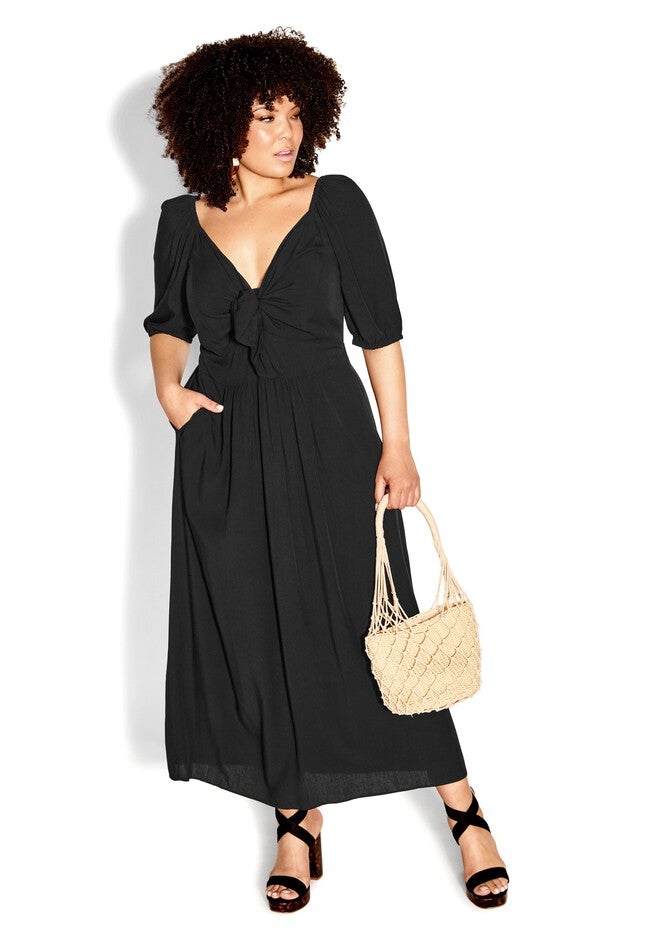 Villa Capri Maxi Dress - black, BLACK, on-hover image number 1