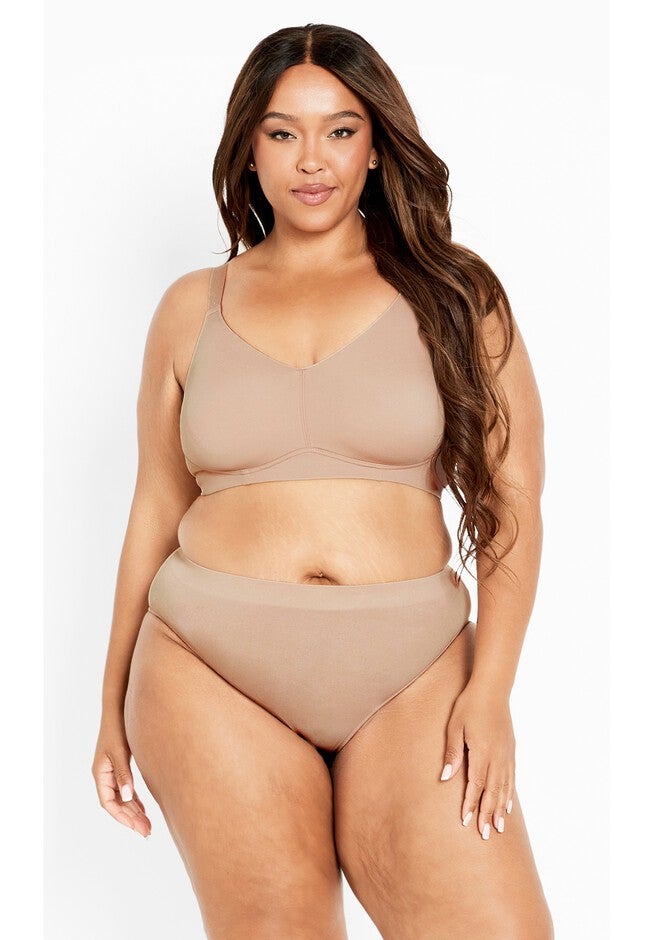 Wireless Back Smoother Bra, NATURAL, on-hover image number null