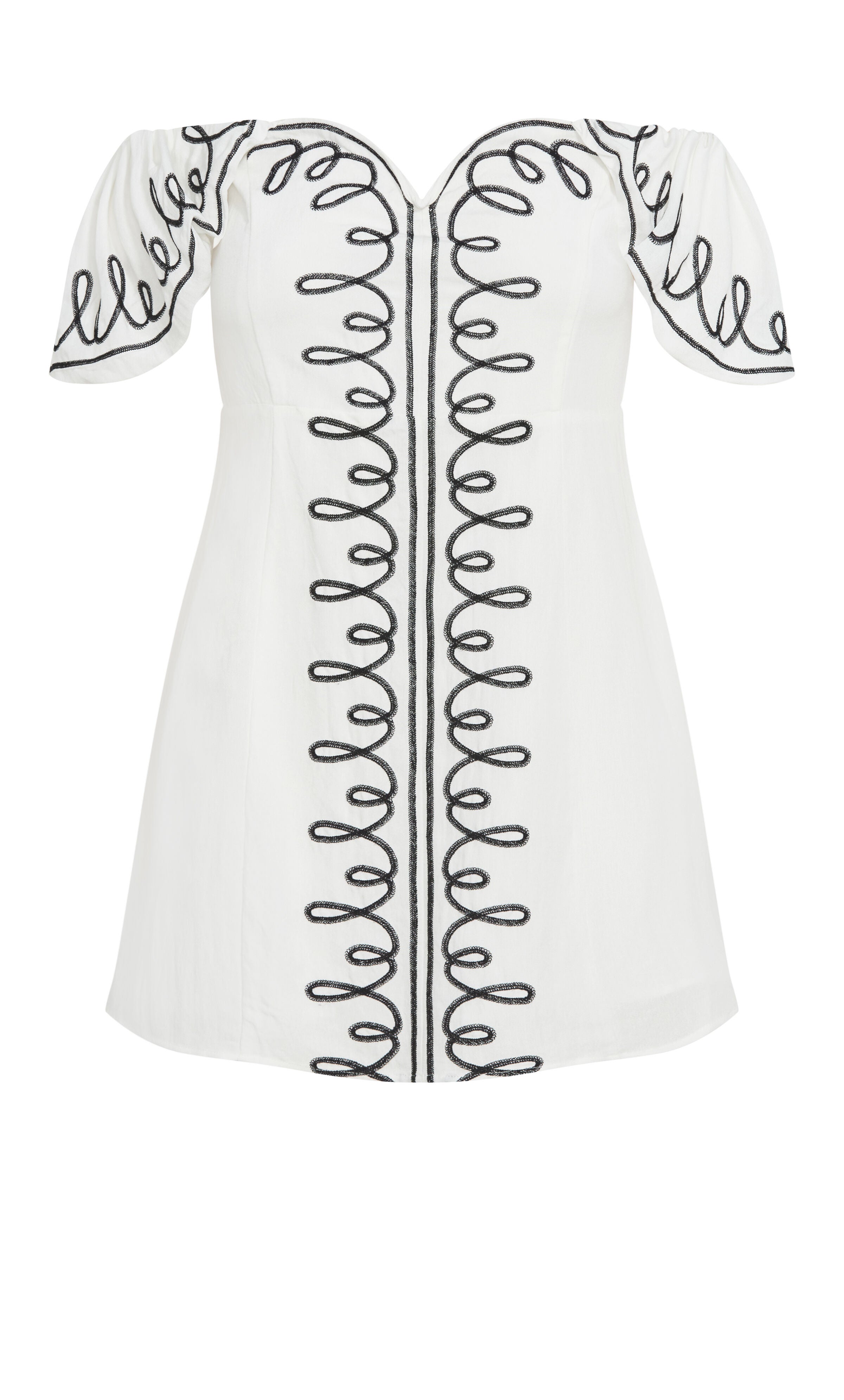Hana Embroidered Dress - ivory, WHITE, alternate image number 4