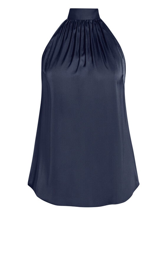 Sexy Shine Top - navy, BLUE, alternate image number null