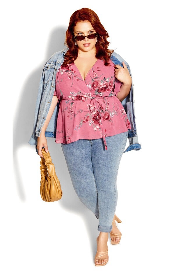 Josephine Top - rosey, PINK, alternate image number null