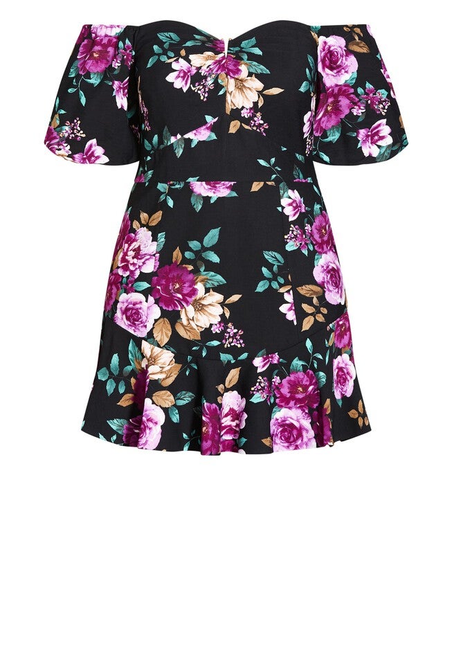 Olivia Dress - black, BLACK, alternate image number null