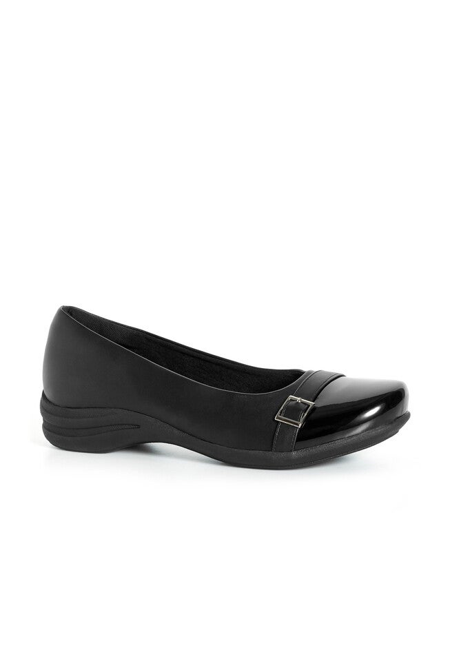 Comfort Julie Flat, BLACK, hi-res image number null