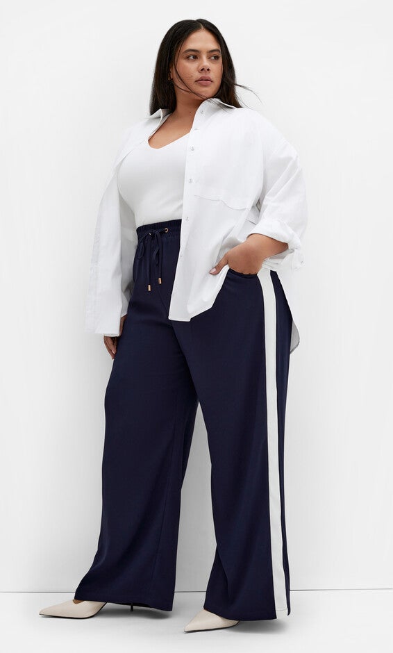 Lilia Pant - navy, BLUE, hi-res image number 0