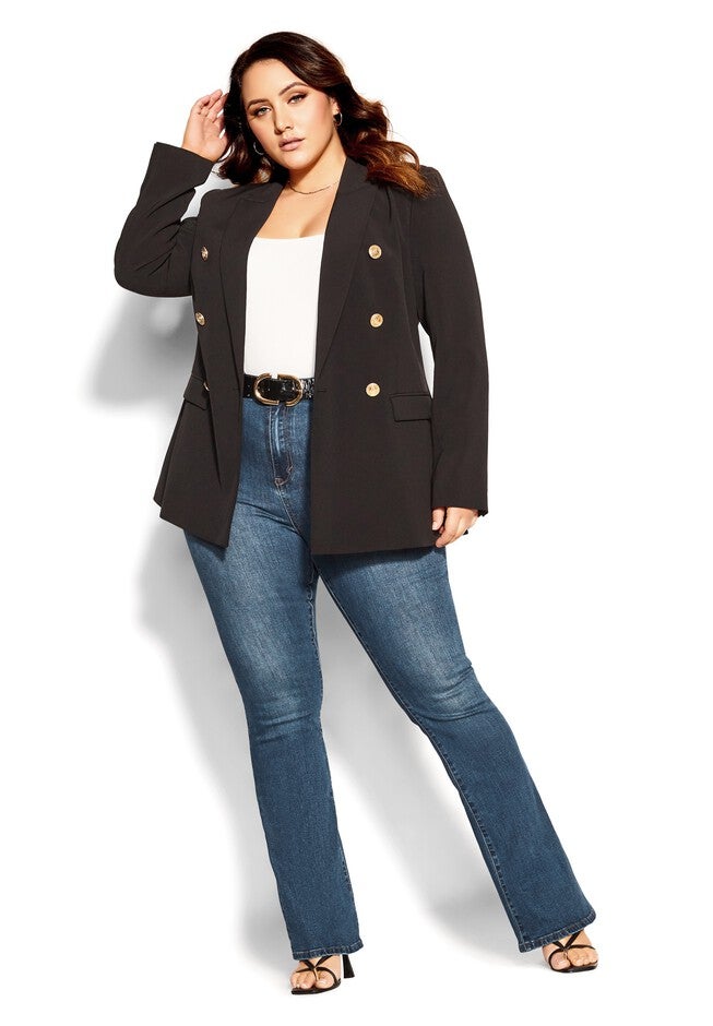 So Chic Jean - indigo, BLUE, on-hover image number null