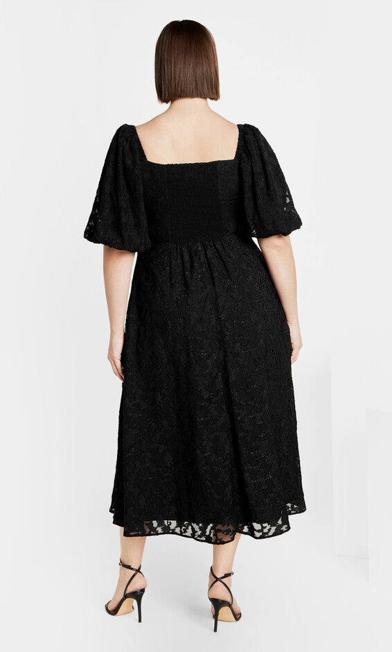 Inez Dress - black, BLACK, alternate image number null