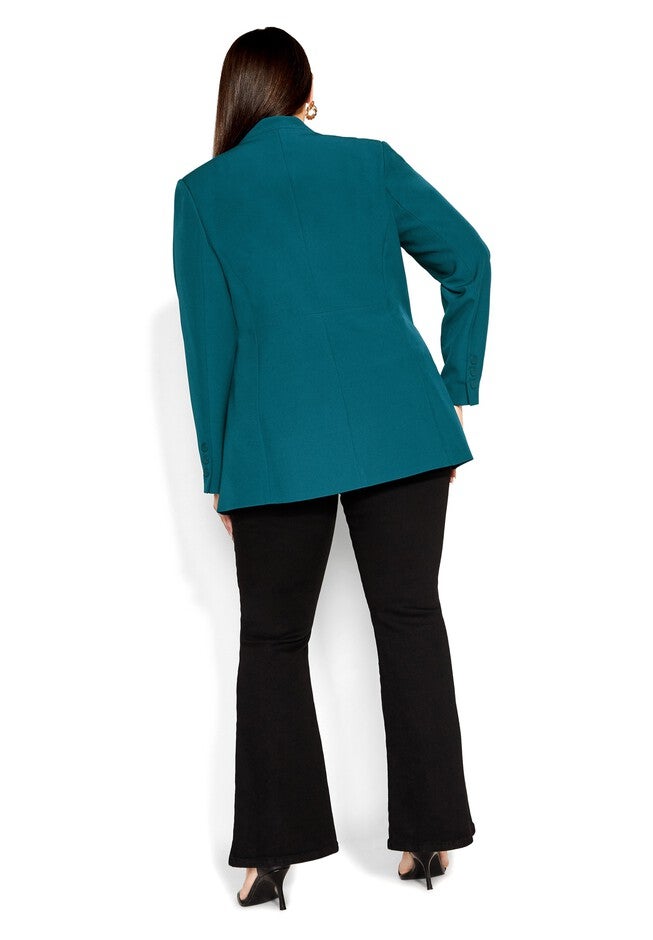 Hannah Jacket - teal, GREEN, alternate image number null