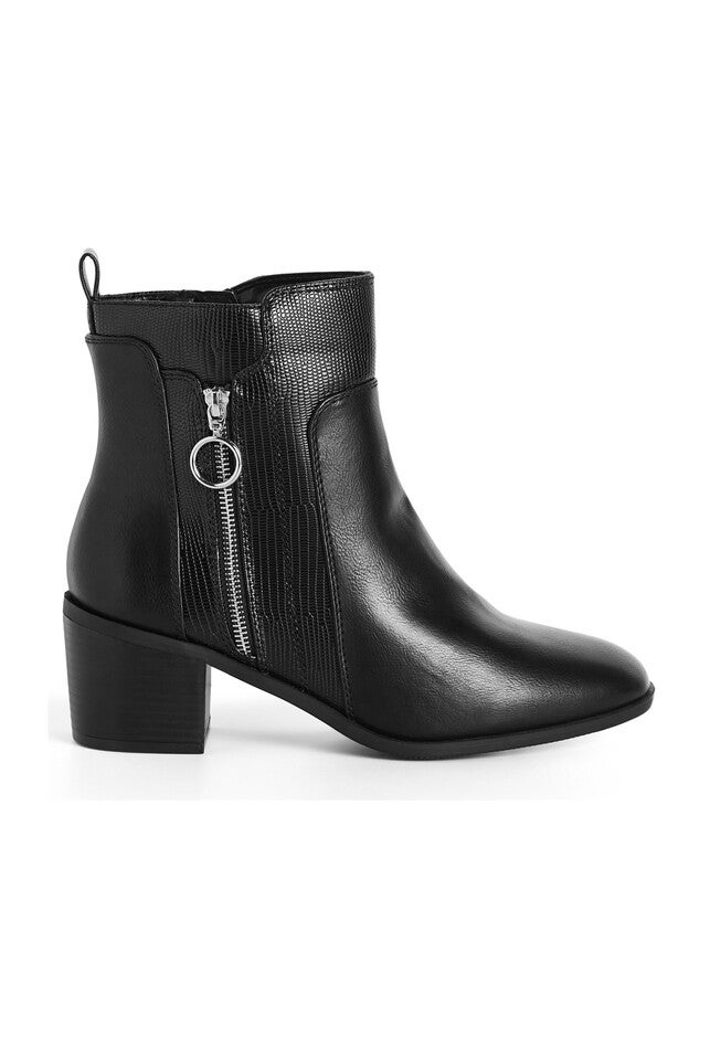 Melda Ankle Boot, BLACK, alternate image number null