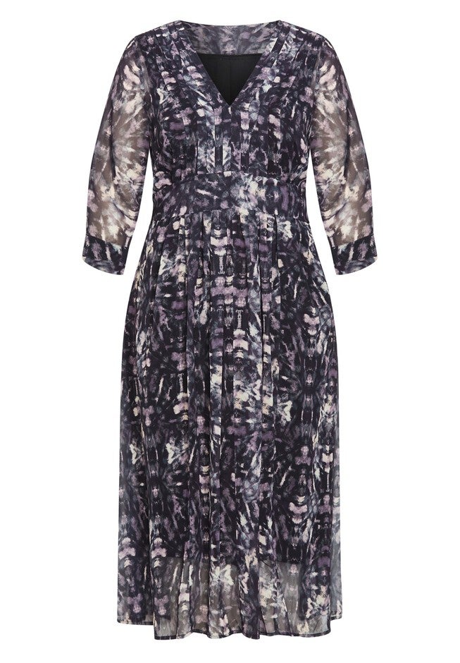 After Dark Print Dress, AFTER DARK, alternate image number 2