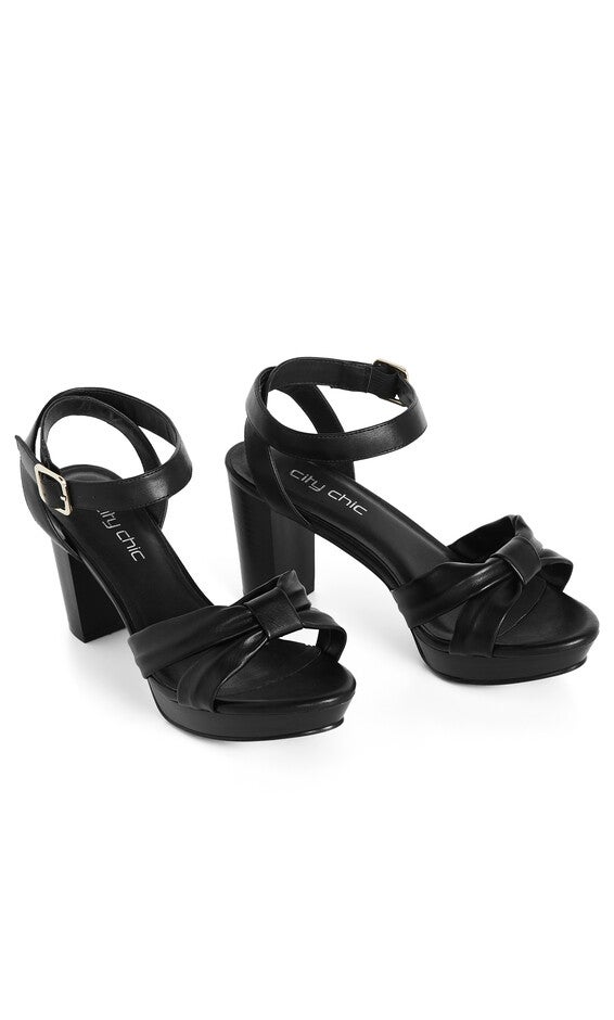 WIDE FIT Leah Platform - black, BLACK, alternate image number 5