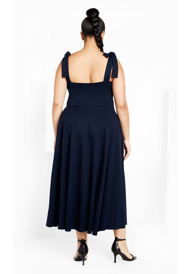 Monroe Dress - navy, BLUE, alternate image number null