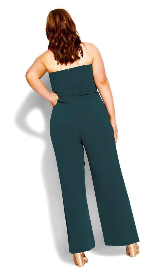 Attract Jumpsuit - emerald, GREEN, alternate image number 2