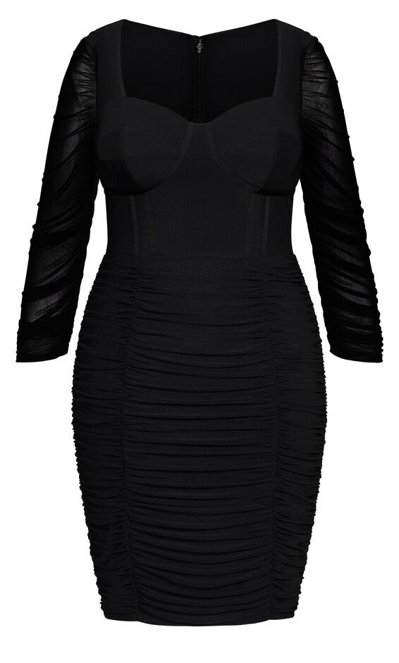 Sexy Bustier Dress - black, BLACK, alternate image number 3