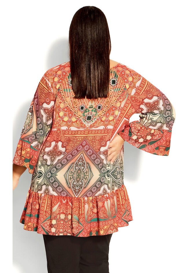 Zelma Tunic, COASTAL TILE, alternate image number null