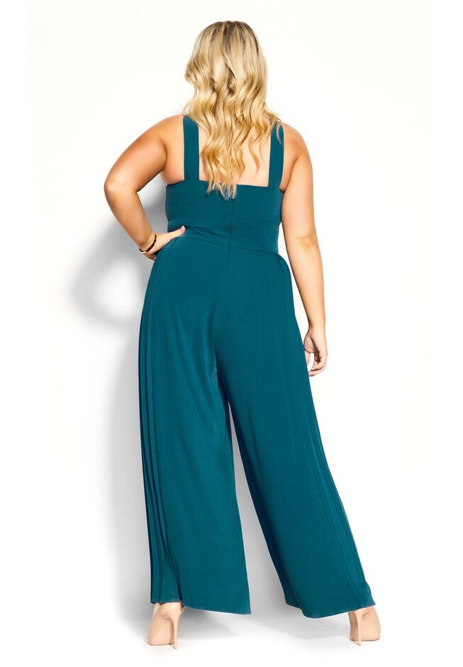 Harper Jumpsuit - teal, GREEN, alternate image number null