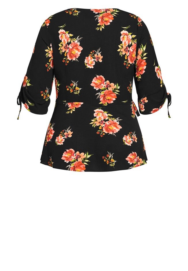 Petal Power Top - black, BLACK, alternate image number 4