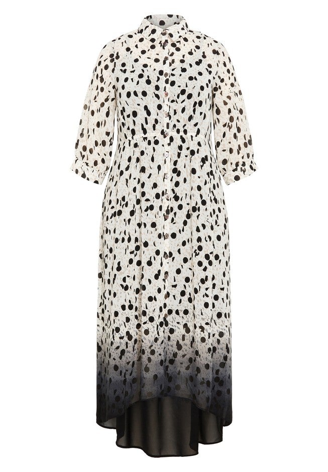 Rylee Print Dress, WHITE NOISE, alternate image number null