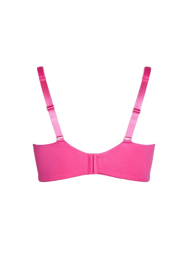 Balconette T-Shirt Bra - shocking pink, PINK, alternate image number null