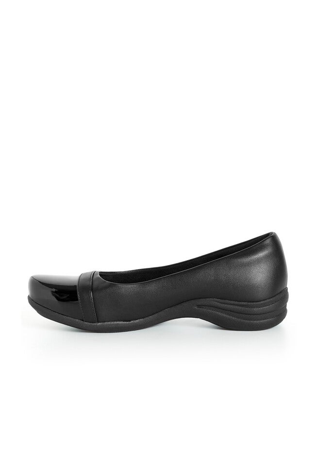 Comfort Julie Flat, BLACK, alternate image number null