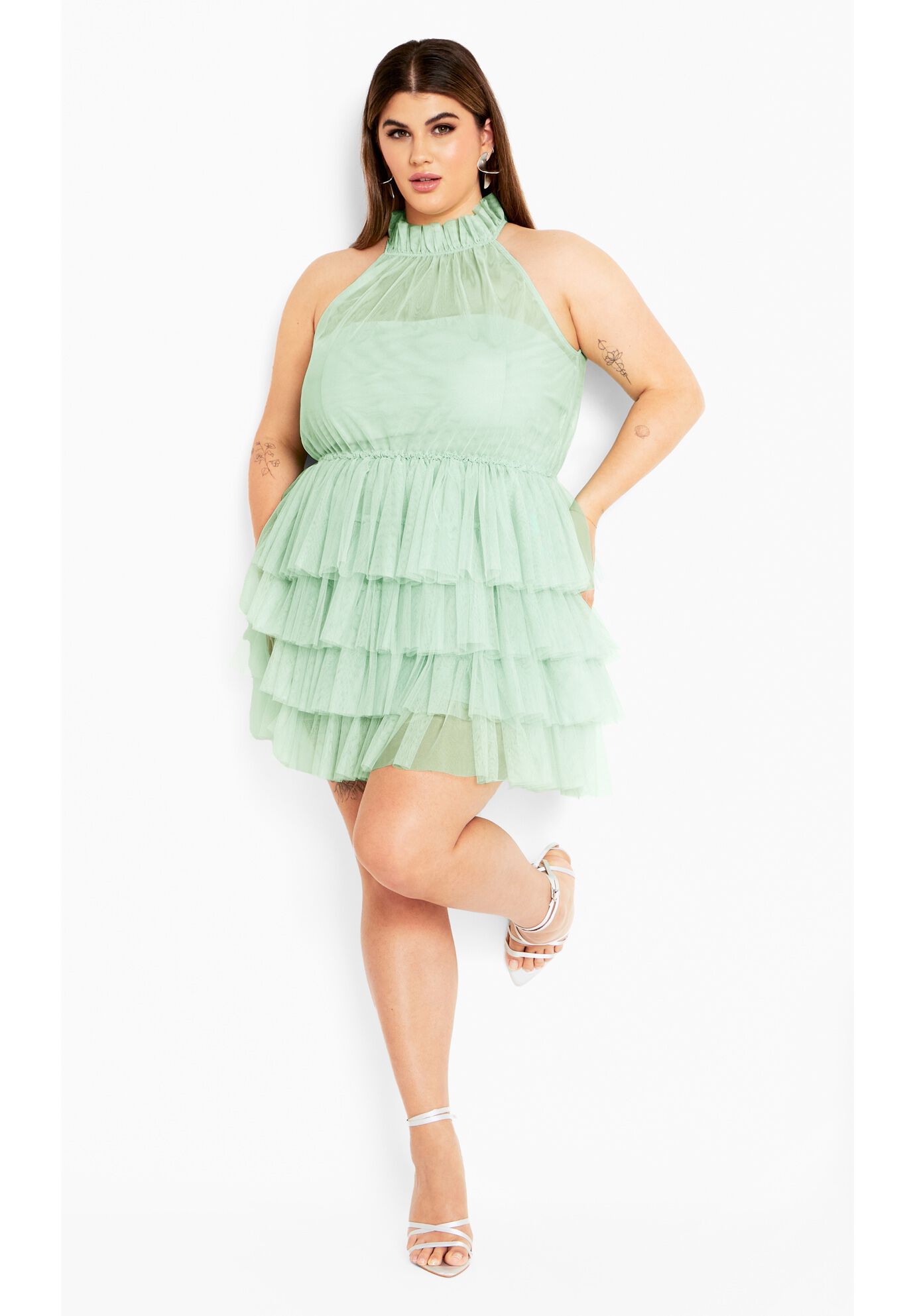 Jude Dress - minty, GREEN, on-hover image number 1