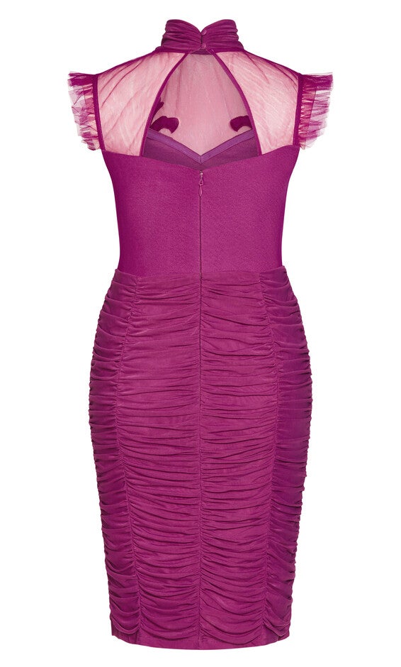 Rebecca Dress - magenta, MAGENTA, alternate image number 5