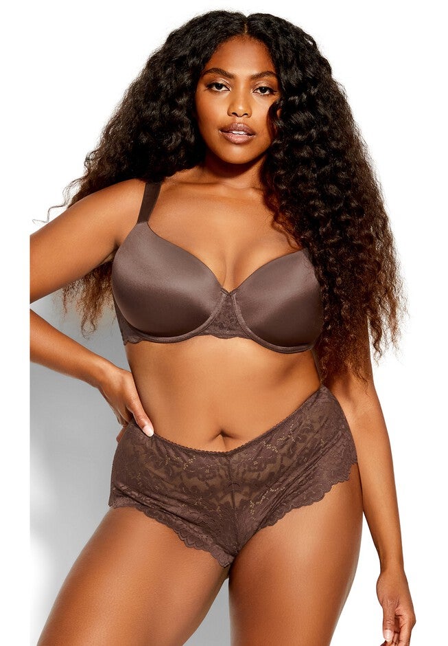 Sexy Glam T-Shirt Bra - espresso, BROWN, hi-res image number 0