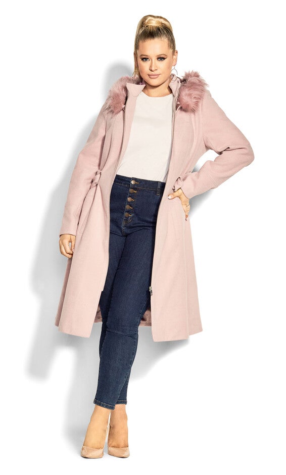 Miss Mysterious Coat - blush, PINK, alternate image number 2