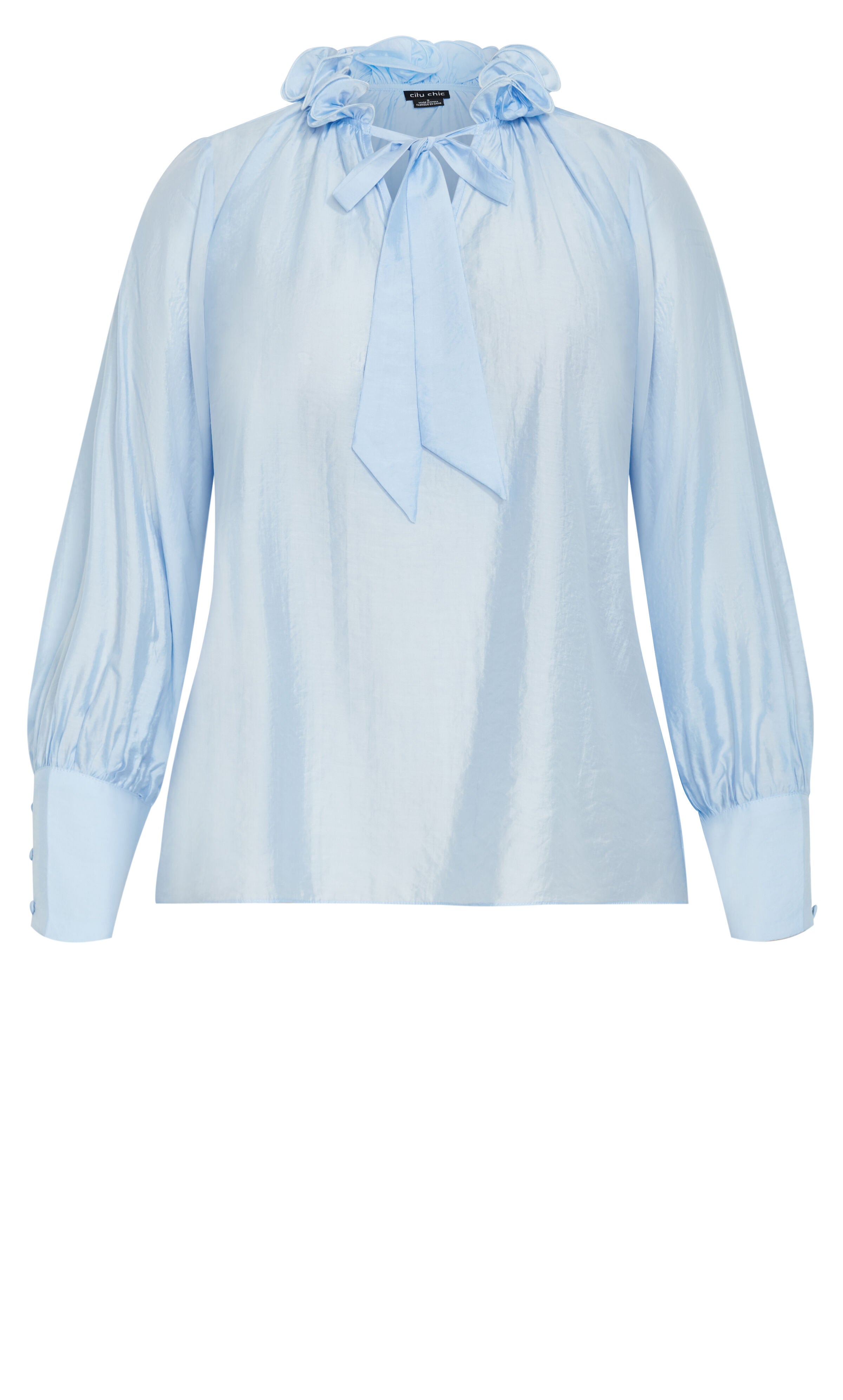 Antoinette Top - sky blue, BLUE, alternate image number 3