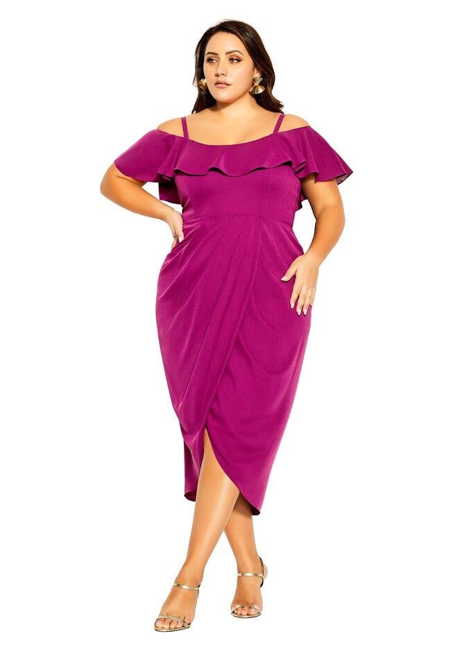 Flirtation Dress - cerise, PINK, on-hover image number 1
