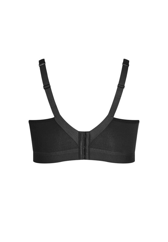 Wire Free Soft Cup Bra - black, BLACK, alternate image number null