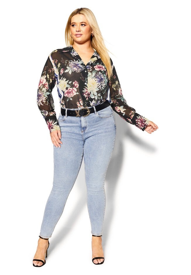 Sophia Shirt - black, BLACK, alternate image number 2