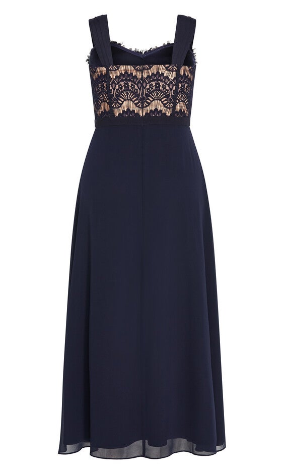 Sweet Evie Maxi Dress - navy, NAVY, alternate image number null