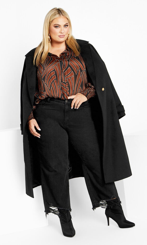 Madelyn Shirt - brown, BLACK, alternate image number 6
