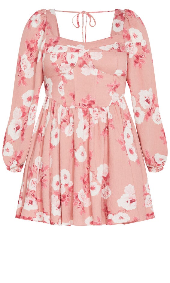 Cordelia Print Dress - vintage rose, PINK, alternate image number null