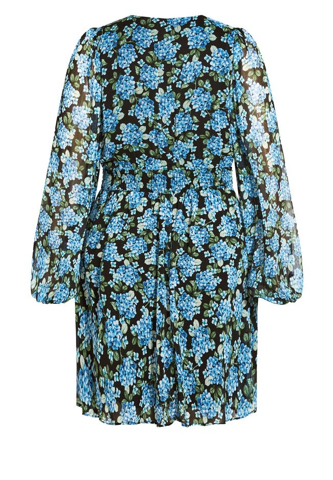 Blue Bunch Dress - blue, BLUE, alternate image number 3