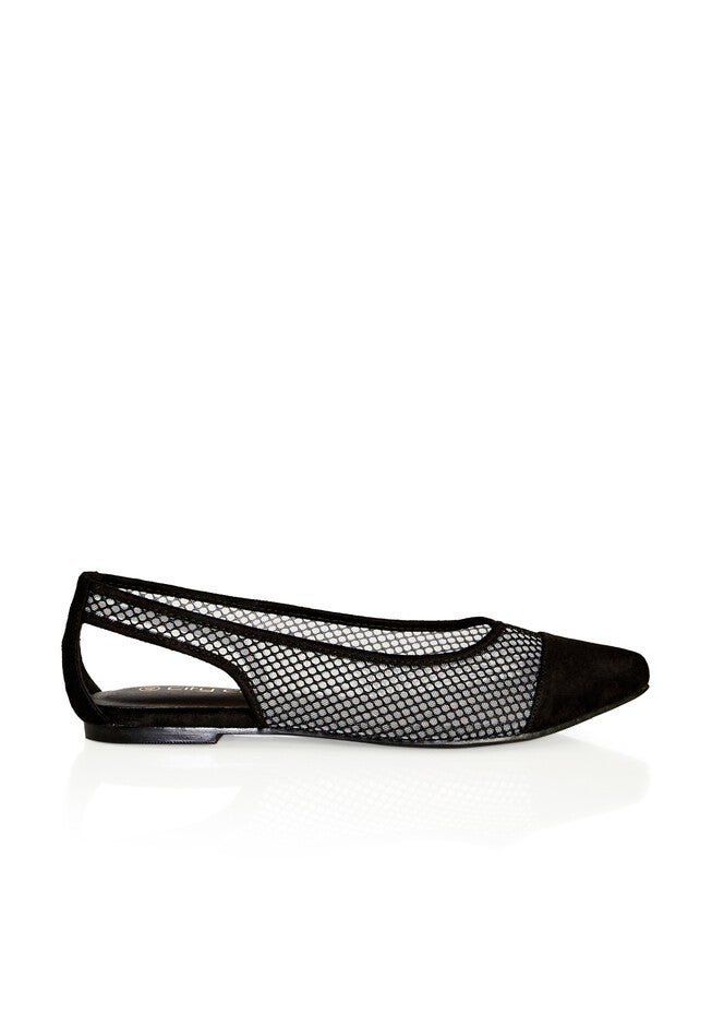 WIDE FIT Alessa Flat - black, BLACK, alternate image number 2