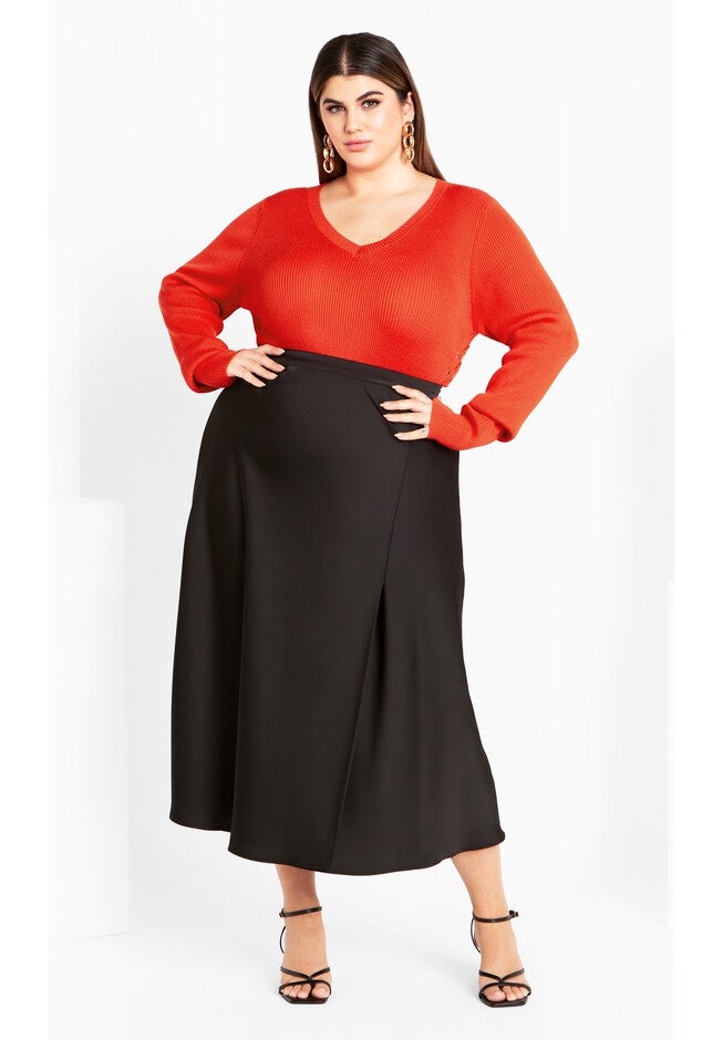 Evelyn Skirt - black, BLACK, on-hover image number null