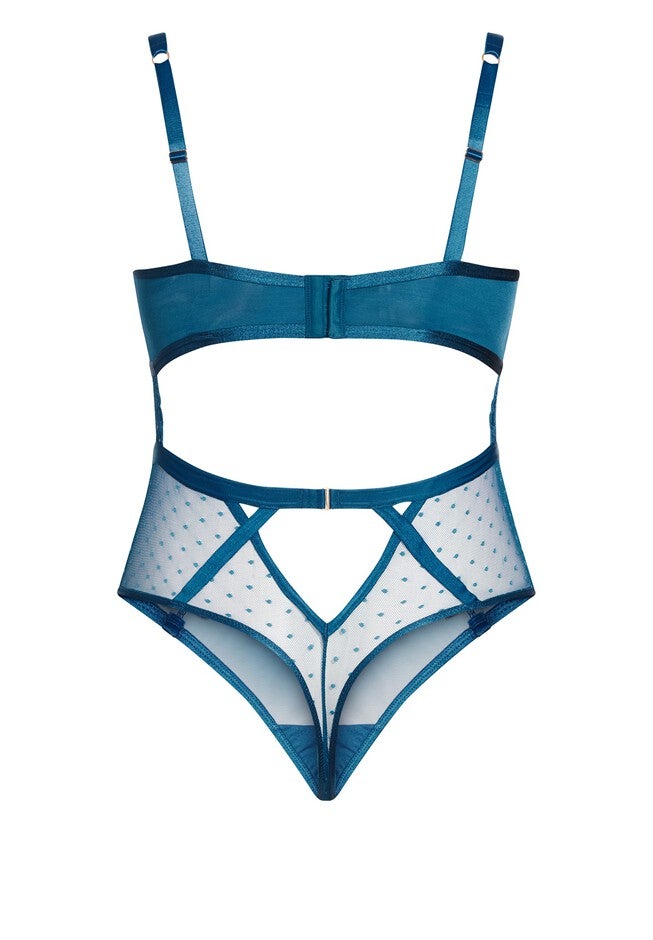 Hollie Underwire Bodysuit - poseidon, BLUE, alternate image number null