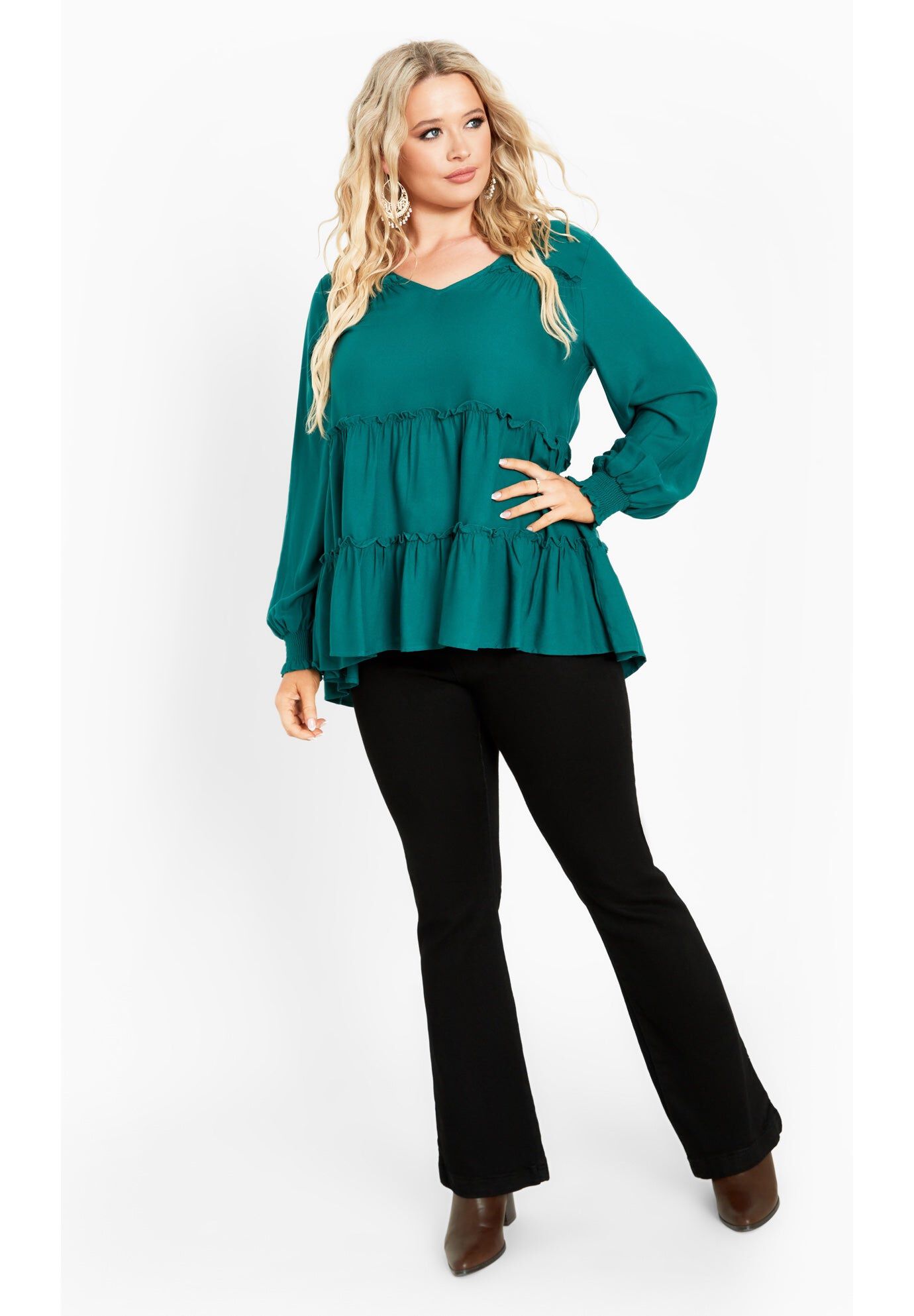 Neela Top, GREEN, hi-res image number 0