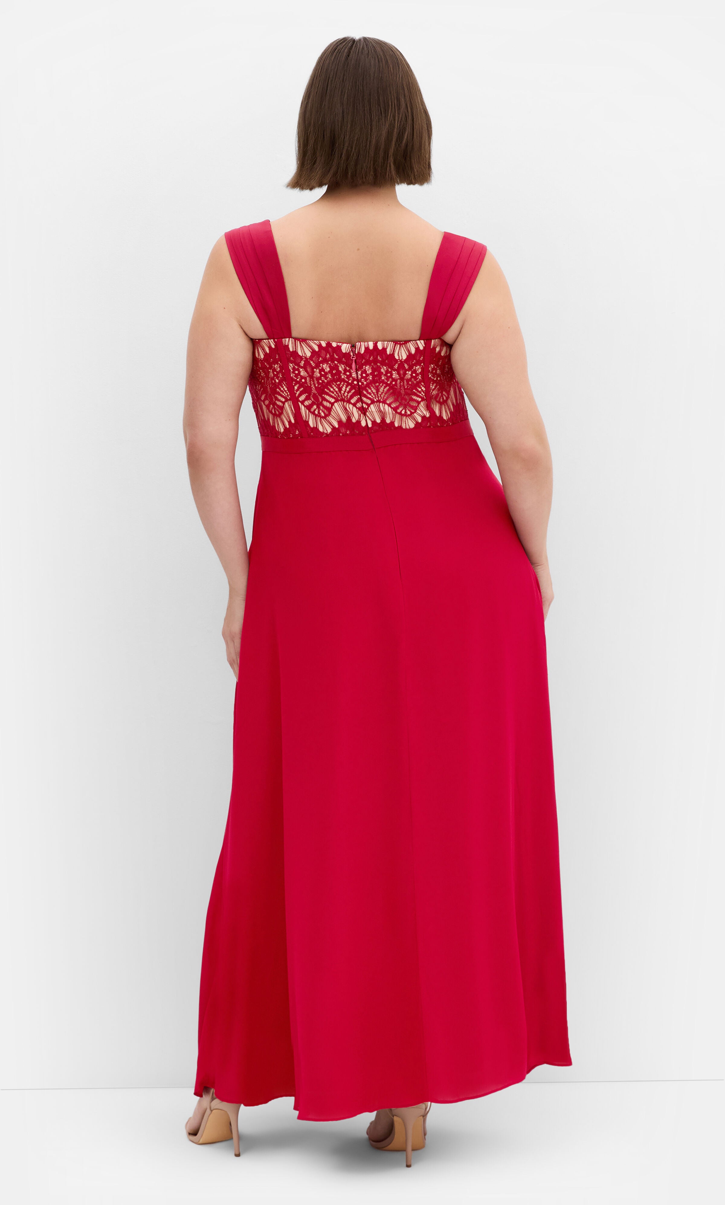 Sweet Evie Maxi Dress - red, RED, alternate image number 2