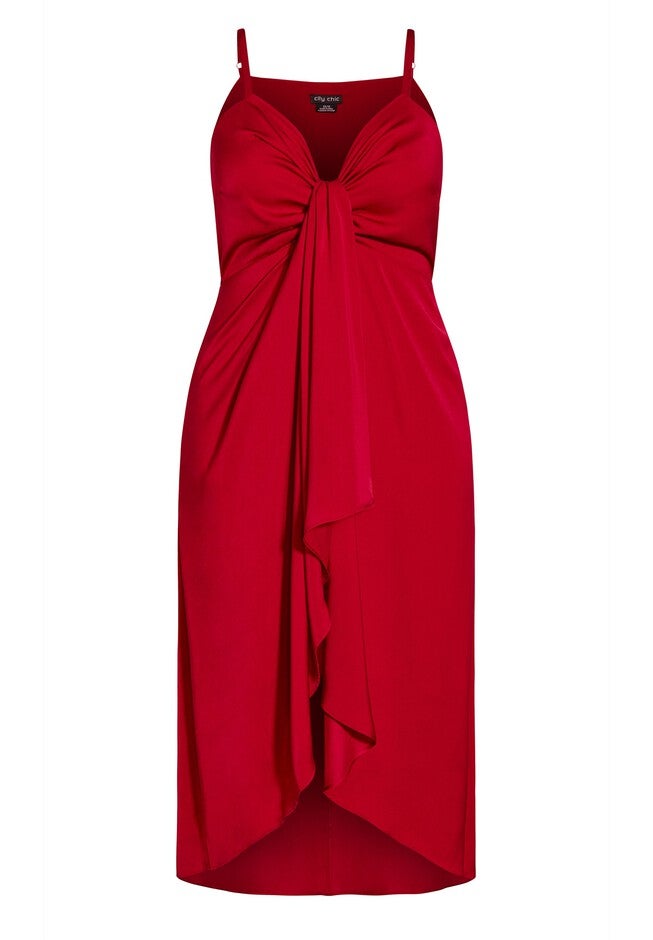 Drapey Love Dress - love red, RED, alternate image number 2