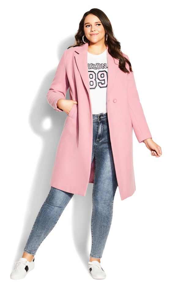 Effortless Chic Coat - blush, PINK, alternate image number null
